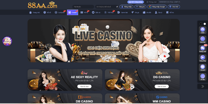 Chiến lược chơi game tại Casino AA88